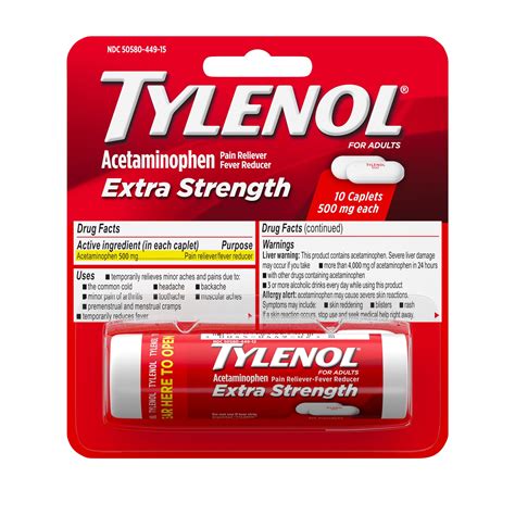 Cvs Tylenol 500 Mg