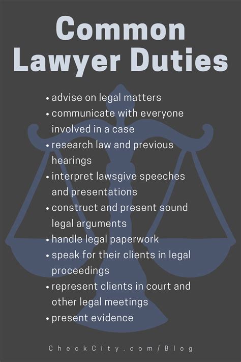 Daily Responsibilities Of A Lawyer