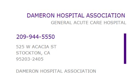 Dameron Hospital Stockton Medical Records