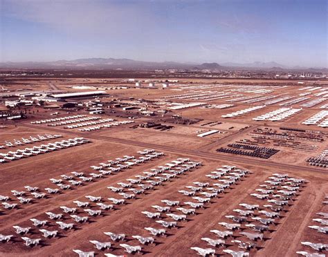 Davis Monthan Air Force Base Tucson Arizona Largest Aircraft Boneyard In The World At The 309Th Amarg Facility Tours Location Maps History Photographs And Access