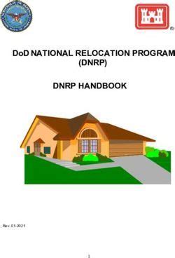 Defense National Relocation Program Handbook