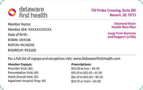 Delaware First Health Address