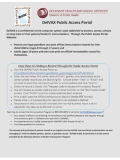 Delvax Public Portal