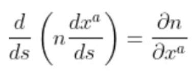 Derivation Of Eikonal Equation