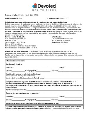 Devoted Health Appeal Form