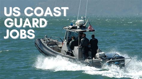 Different Coast Guard Jobs