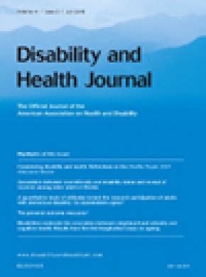 Disability And Health Journal Scimago