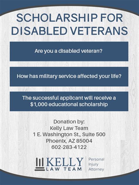 Disabled Veteran Scholarships