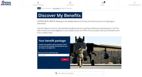 Discover My Benefits Raf