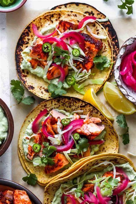 Dishing Out Health Salmon Tacos