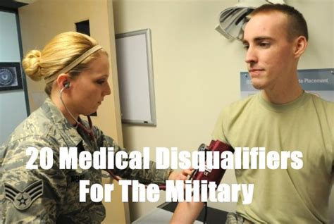 Disqualifications For Joining The Military