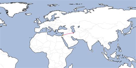 Distance Tehran To Tel Aviv