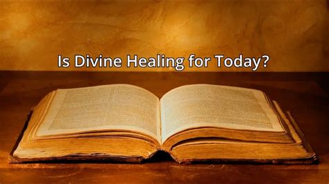 Divine Healing For Today