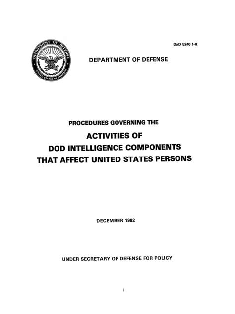 Dod Directive Dodd 5101 01