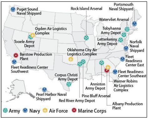 Dod Installations Facilities And Locations