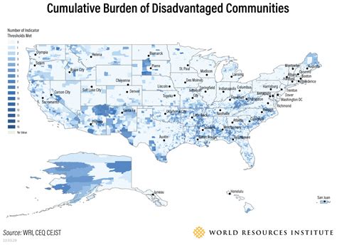 Doe Disadvantaged Communities Map