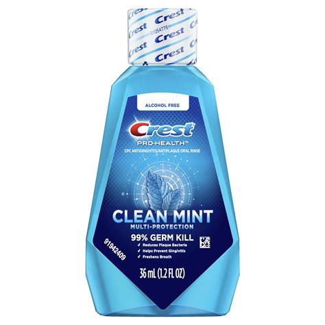 Does Crest Mouthwash Contain Alcohol