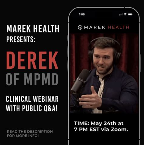 Does Derek Own Marek Health