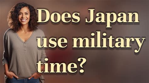 Does Japan Use Military Time