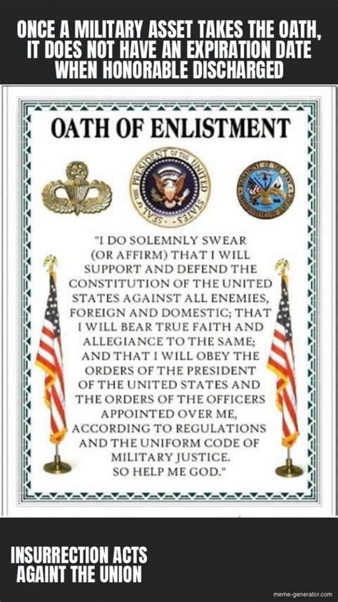 Does Military Oath Expire