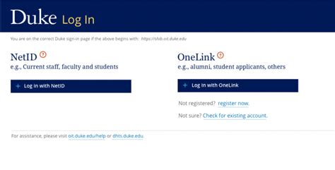 Duke Login