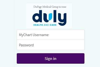 Duly Health Mychart Login