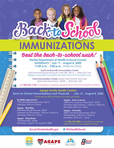 Duval County Health Department Immunizations