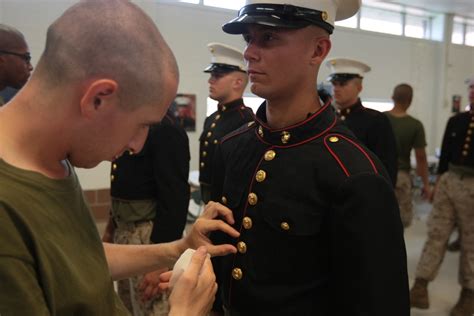 Dvids Images Photo Gallery Marine Recruits Dress In Iconic Blues For Parris Island Boot