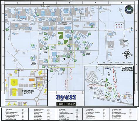 Dyess Air Force Base Map