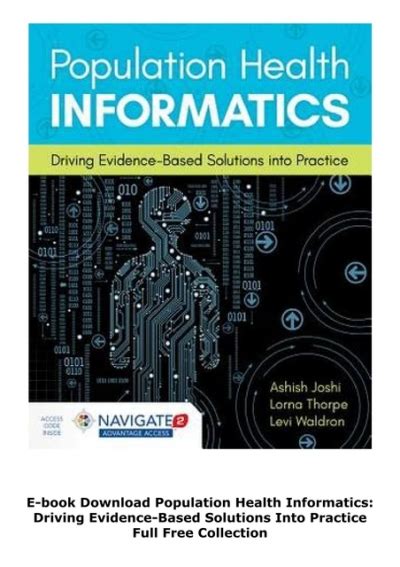 E Book Download Population Health Informatics Driving Evidence Based