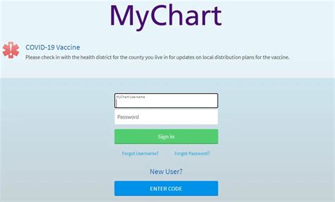 Ebnhc Mychart Login