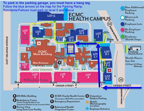 Ecmc Parking Cost