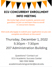 Ecu Enrollment