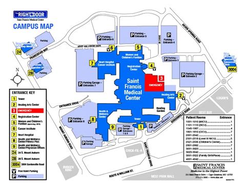 Edward Hospital Campus Map