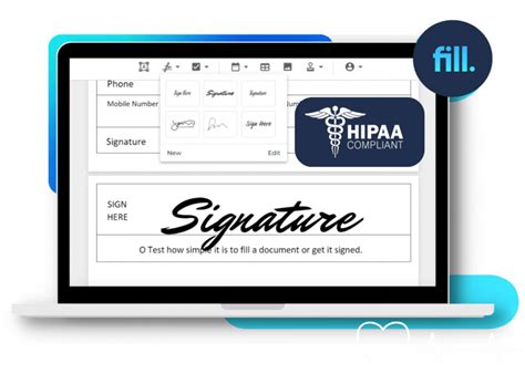 Electronic Signature For Healthcare Fill