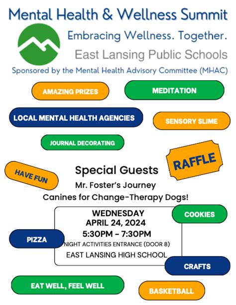 Elps Hosting Mental Health And Wellness Summit East Lansing Info