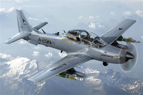 Embraer Emb 314 Super Tucano A 29 Trainer Light Attack Aircraft