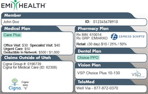 Emi Health Insurance Card