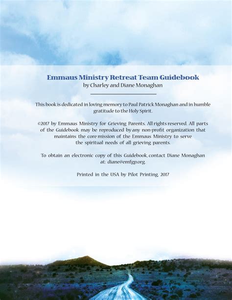 Emmaus Ministry For Grieving Parents Guidebook By Emfgp Issuu