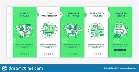 Employee Health Care Perks Onboarding Template Free Health Trackers Responsive Mobile Website With Linear Concept Icons Web Page Walkthrough 5 Step Screens Lato Bold Regular Fonts Used 5655726 Vector Art At Vecteezy