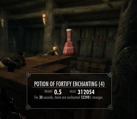 Enderal Fortify Enchanting Potion