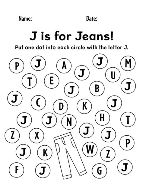 English For Kids Step By Step Letter J Worksheets Flash Cards Coloring Pages