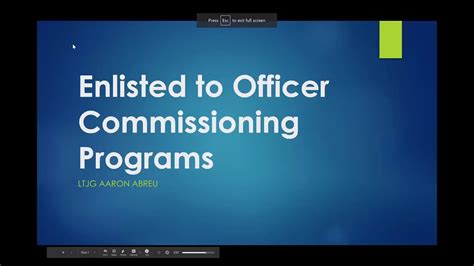 Enlisted Commissioning Program Navy