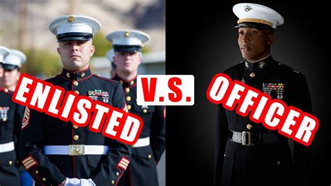 Enlisted Vs Officer Marines