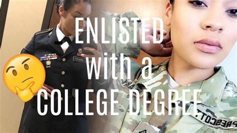 Enlisting With A College Degree