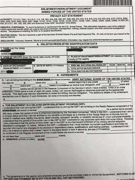 Enlistment Contract 8Yrs 0Yrs Active 0Yrs Reserve Error Rallypoint