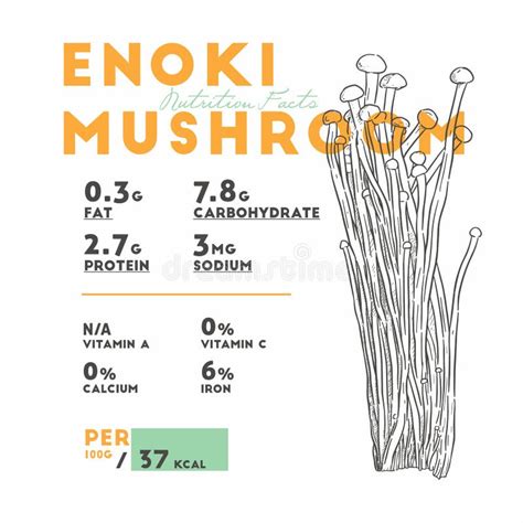 Enoki Mushroom Nutrition Facts