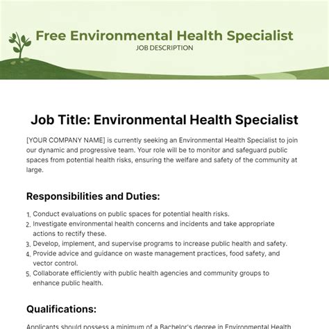 5 Ways Environmental Specialist