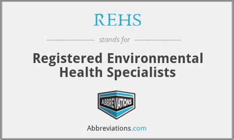 Environmental Health Specialist Requirements