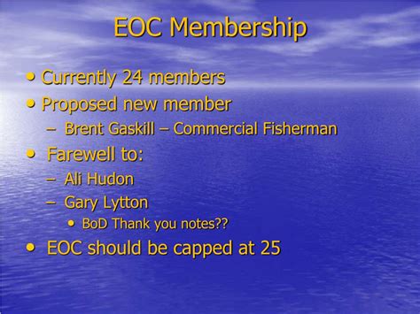 Eoc Membership